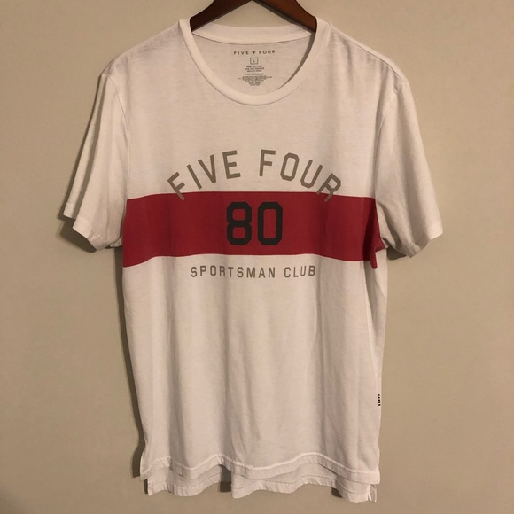 Five Four Other - Five Four graphic tee white/red L
